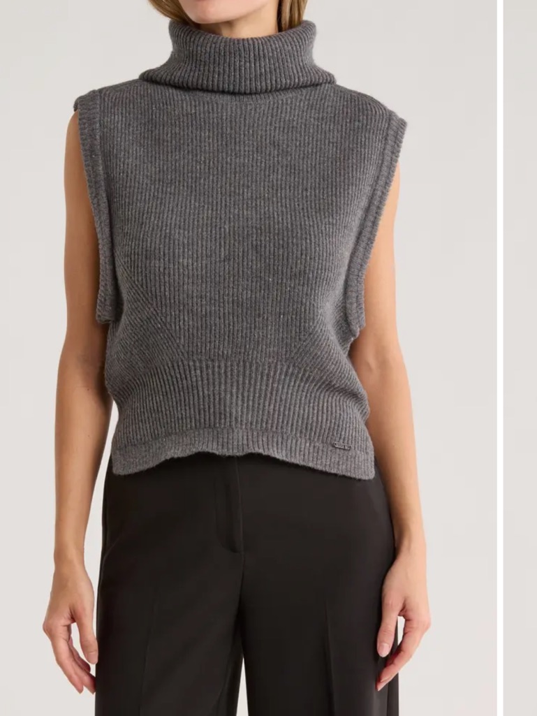 Jason Wu Sleeveless Turtle Neck Sweater